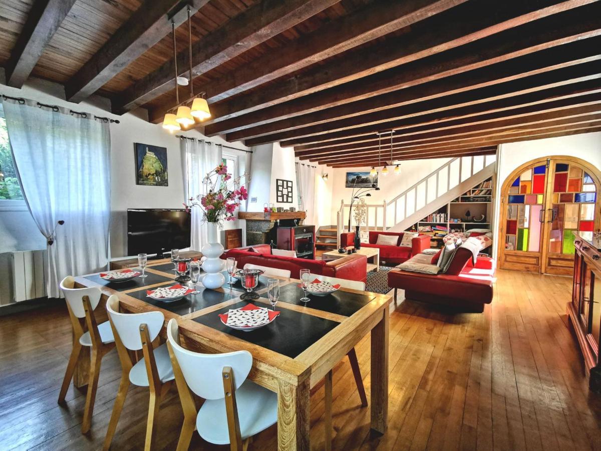 Grande Maison Au Coeur D'Un Village Historique Avec Terrasse Et Wifi Inclus - Fr-1-582-308 Saint-Vidal Exteriör bild
